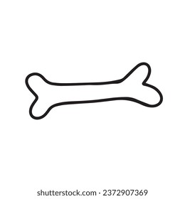 Bone for dog template logo