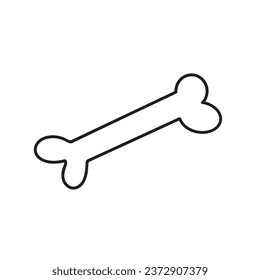 Knochen für das Logo der Hundevorlage