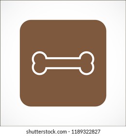 bone for a dog vector icon eps 10