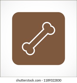 bone for a dog vector icon eps 10