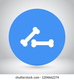 bone for a dog vector icon eps 10