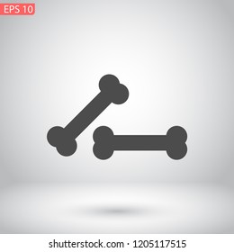 bone for a dog vector icon eps 10