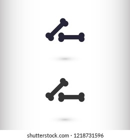 bone for a dog vector icon eps 10
