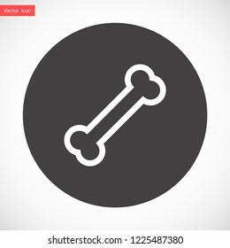 bone for a dog vector icon eps 10