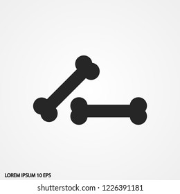 bone for a dog vector icon eps 10