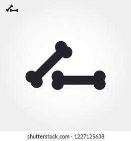 bone for a dog vector icon eps 10