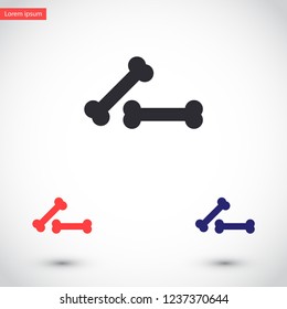 bone for a dog vector icon eps 10