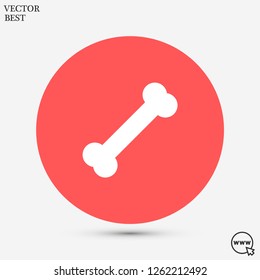bone for a dog vector icon eps 10