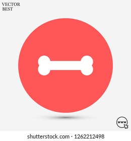 bone for a dog vector icon eps 10