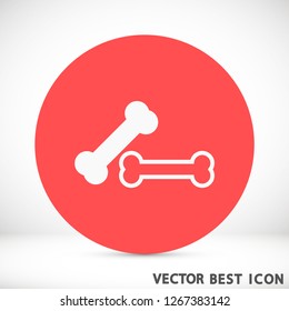 bone for a dog vector icon eps 10