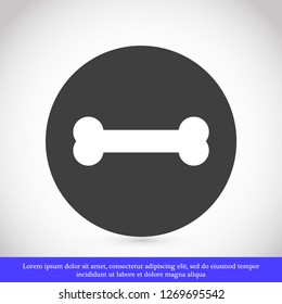 bone for a dog vector icon eps 10