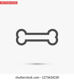 bone for a dog vector icon eps 10