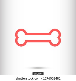 bone for a dog vector icon eps 10