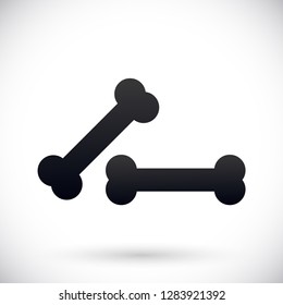 bone for a dog vector icon eps 10