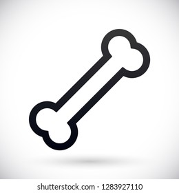 bone for a dog vector icon eps 10