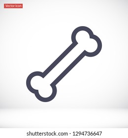 bone for a dog vector icon eps 10