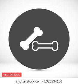 bone for a dog vector icon eps 10