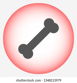 bone for a dog vector icon eps 10
