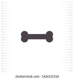 bone for a dog vector icon eps 10 , Lorem ipsum Flat design