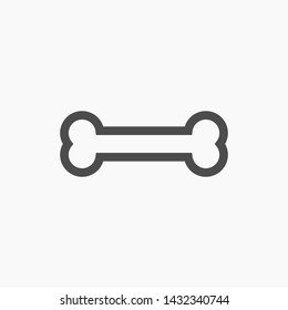 bone for a dog vector icon eps 10 , Lorem ipsum Flat design