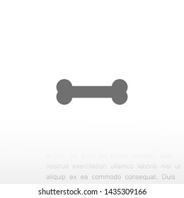 bone for a dog vector icon eps 10 , Lorem ipsum Flat design