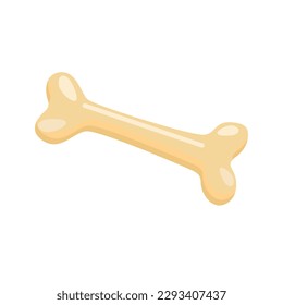 Bone for dogs, isolated on a white background.Vector illustration.