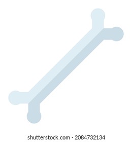 ilustración del vector de clipart plana ósea