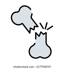 bone fracture Modern concepts design, vector illustration