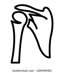 Bone fracture vector icon