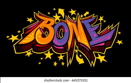 Bone, graffiti