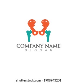 Bone health care  logo and symbol