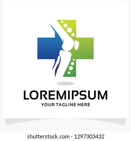 Bone Health Logo Design Template Inspiration