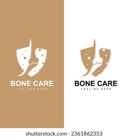 Bone Health Logo Simple Illustration Silhouette Template Vector Design