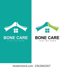 Bone Health Logo Simple Illustration Silhouette Template Vector Design