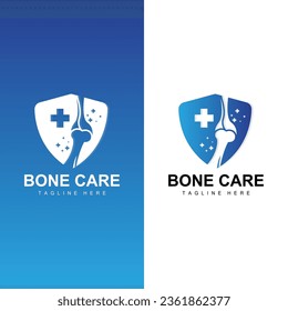 Bone Health Logo Simple Illustration Silhouette Template Vector Design