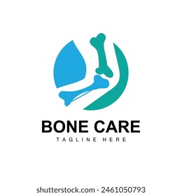 Bone Health Logo Simple Illustration Silhouette Template Vector Design