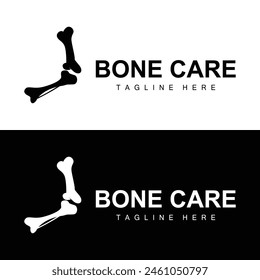 Bone Health Logo Simple Illustration Silhouette Template Vector Design