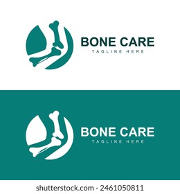 Bone Health Logo Simple Illustration Silhouette Template Vector Design