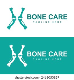 Bone Health Logo Simple Illustration Silhouette Template Vector Design