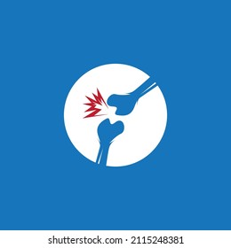 Bone health logo vector illustration