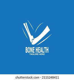 Bone health logo vector illustration