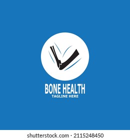 Bone health logo vector illustration