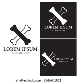 Bone health logo vector illustration
