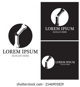Bone health logo vector illustration