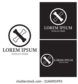 Bone health logo vector illustration