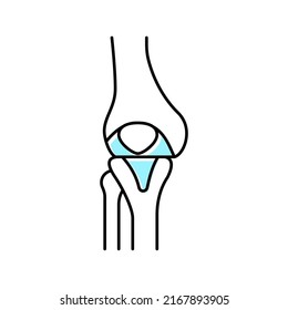 bone human color icon vector. bone human sign. isolated symbol illustration