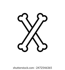 Bone Icon for Anatomy and Veterinary Illustrations