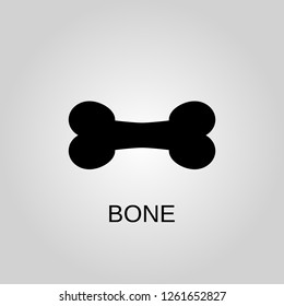 Bone icon. Bone concept symbol design. Stock - Vector illustration can be used for web