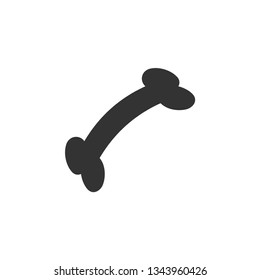 Bone icon design template vector isolated illustration