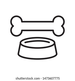 bone icon design template vector